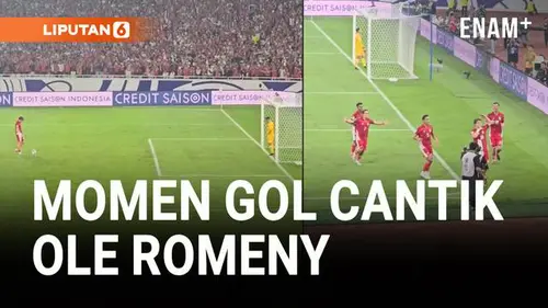 VIDEO: Gol Penalti Ole Romeny Bawa Indonesia Unggul Atas China di Babak Pertama
