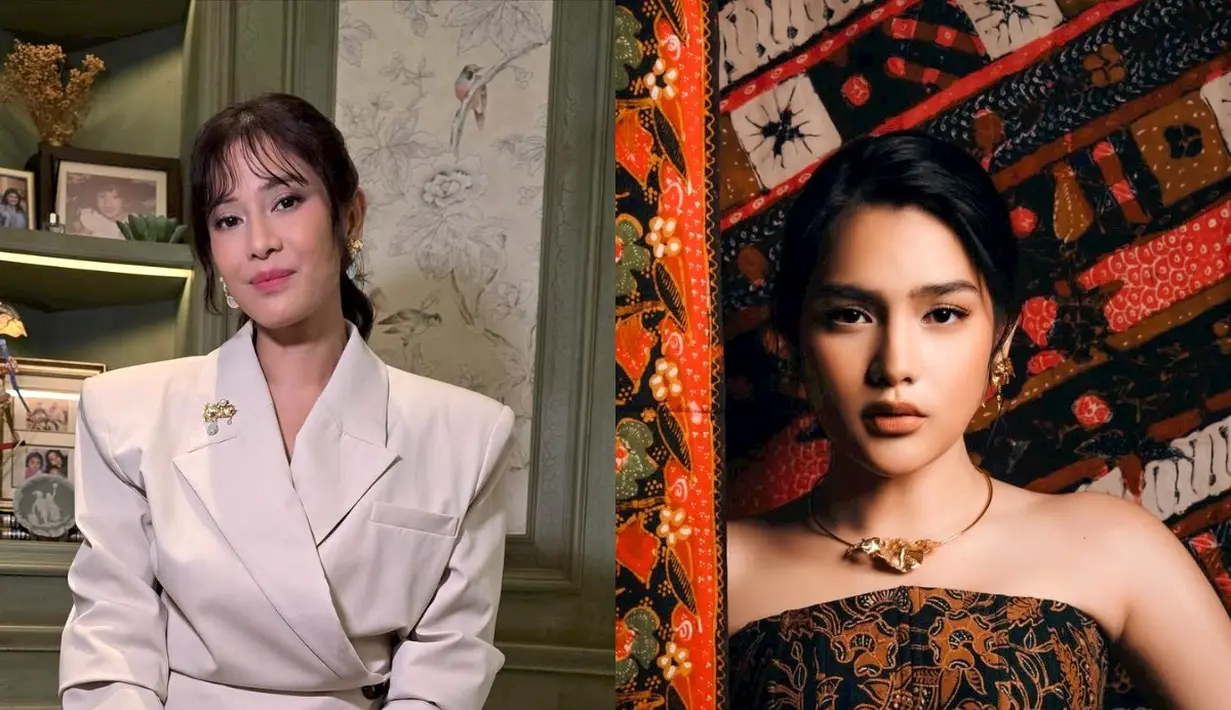 Salah satu yang paling mencuri perhatian adalah Dian Sastrowardoyo. Ia tampil anggun dalam balutan blazer putih berpotongan tegas dengan siluet oversized yang memberi kesan modern dan powerful. Blazer tersebut dipadukan dengan kain batik bernuansa biru navy bermotif floral klasik yang membuat penampilannya terlihat semakin sophisticated.  [@vagueskin].