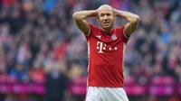 Gelandang Bayern Munchen asal Belanda, Arjen Robben. (AFP/Christof Stache)