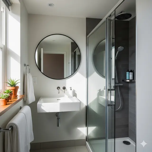 Inspirasi Kamar Mandi Kecil yang Aesthetic. Gemini