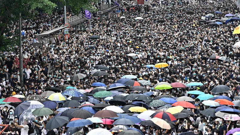 Demo Hong Kong 12 Juni 2019 (Anthony Wallace / AFP Photo)