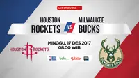 Saksikan Live Streaming Bucks Vs Rockets di Bola.com