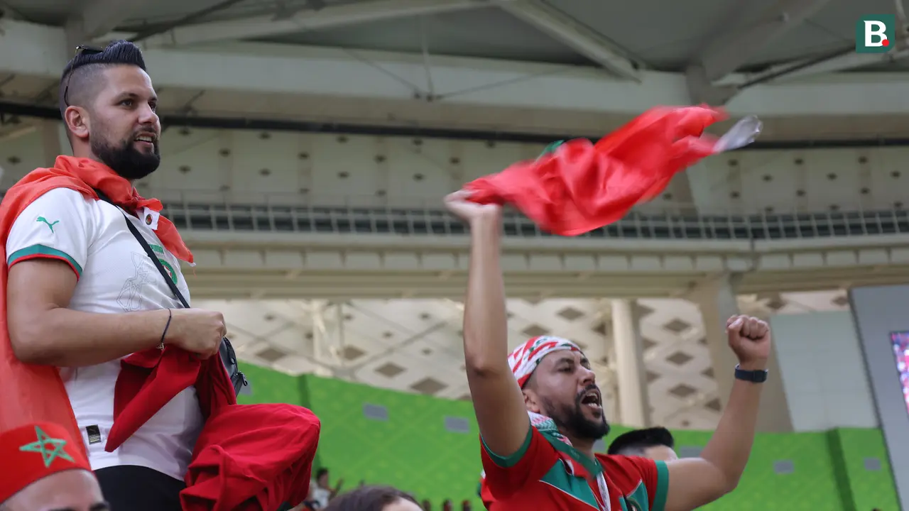 Fans Timnas Maroko
