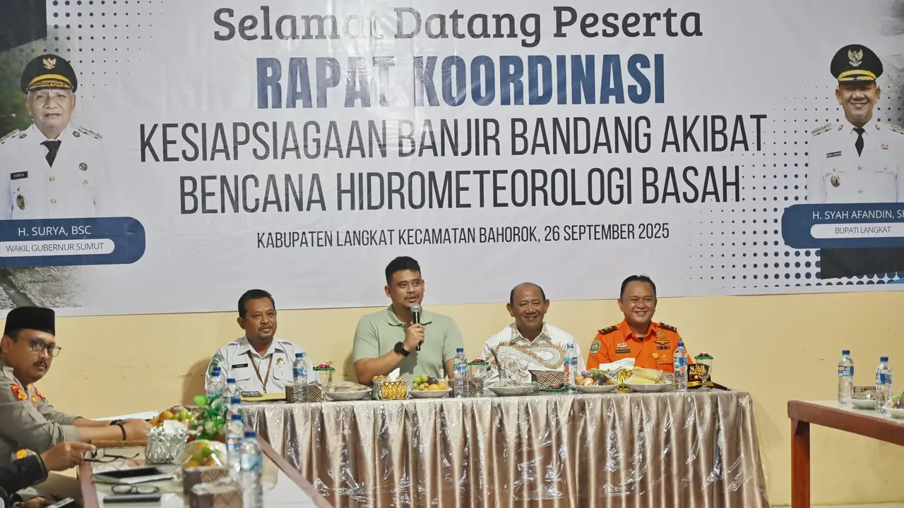 Antisipasi Musim Hujan, Bobby Nasution Tekankan Kewaspadaan Banjir Bandang