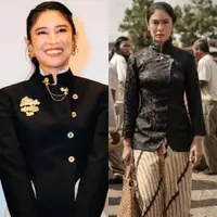 Lihat di sini beberapa potret penuh pesona Dian Sastro dibalut beskap dan kebaya Janggan, bak putri keraton.