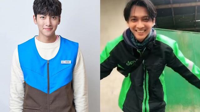 7 Potret Ojek Online yang Mirip Artis, Bak Pinang Dibelah Dua