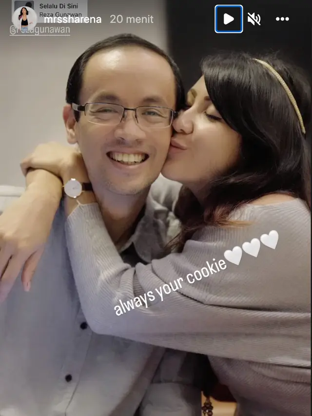 Unggahan Sharena Gunawan soal Reza Gunawan. (Foto: Dok. Instagram @mrssharena)