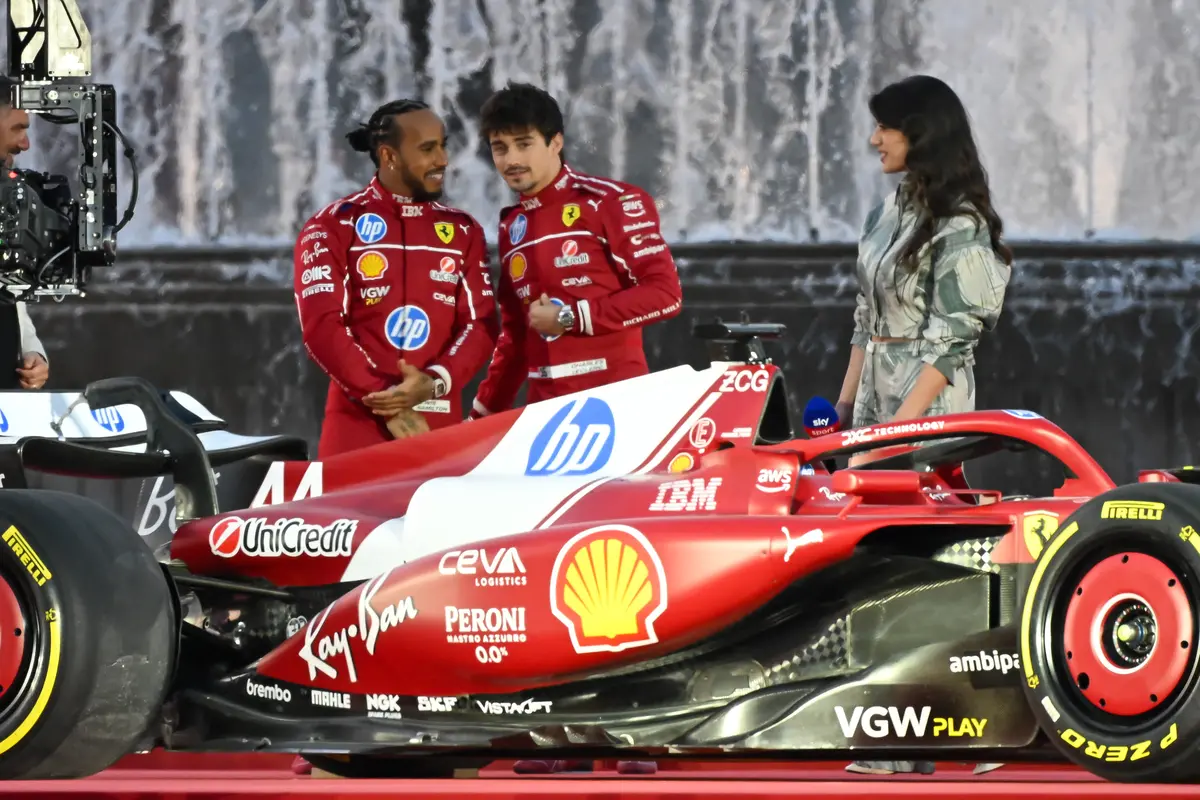 Lewis Hamilton dan Charles Leclerc
