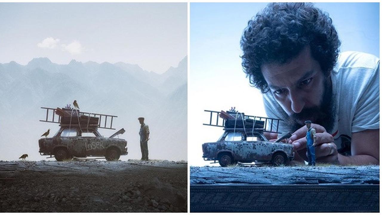 Diorama Layaknya Adegan Film Karya Pria Ini Bikin Takjub