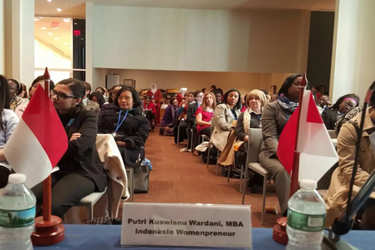 Presiden Director PT Mustika Ratu Tampil di UN Women Newyork