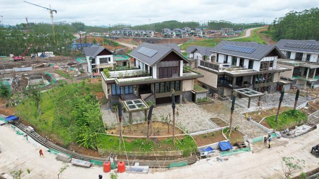 Update terbaru pembangunan rumah atau hunian bagi para menteri di Ibu Kota Nusantara (IKN), Kalimantan Timur selesai pada Juli 2024. (Dok Kementerian PUPR)