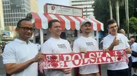 Indonesia-Polandia Perkuat Hubungan Persahabatan Lewat Acara Jalan Bersama di Car Free Day Jakarta