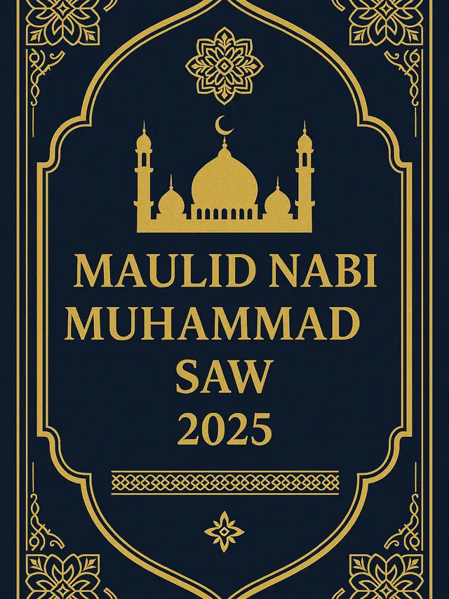 Poster Maulid Nabi Muhammad 2025 (Foto: ChatGPT)