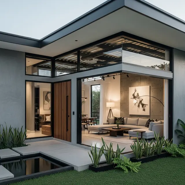 Desain Rumah Sederhana 1 Lantai Tampak Mewah dari Luar dan Dalam