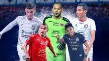 Ilustrasi - Riko Simanjuntak, Stefano Lilipaly, Andritany Ardhiyasa, Dedik Setiawan, Evan Dimas (Bola.com/Salsa Dwi Novita)