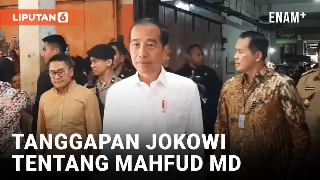 Presiden Jokowi Tanggapi Rencana Pengunduran Diri Mahfud MD dan Akan Bertemu Kamis Sore