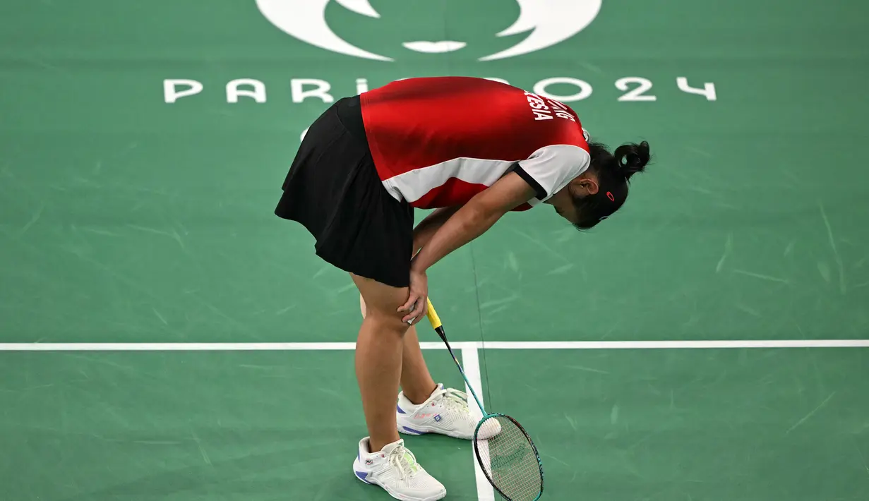 Gregoria Mariska Tunjung masih berpeluang meraih perunggu pada laga perebutan tempat ketiga yang akan digelar Senin (5/8/2024) besok. (Arun SANKAR/AFP)