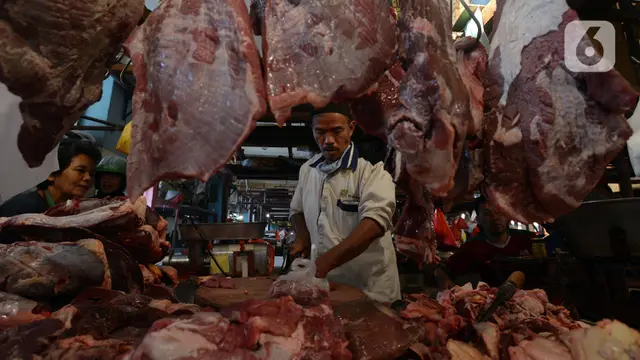 FOTO: Pedagang Daging Sapi Akan Mogok Jualan Mulai Besok