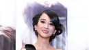Sebagai pendatang baru dalam industri film layar lebar, gadis yang mengawali karirnya menjadi model di Surabaya ini mengaku deg-degan. (Galih W. Satria/Bintang.com)
