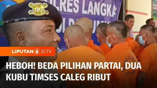 VIDEO: Heboh! Dua Kubu Timses Caleg di Kabupaten Langkat Ribut, Gara-Gara Beda Partai