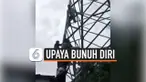 GENDONG 2 ANAK, IBU COBA BUNUH DIRI DI MENARA SUTET