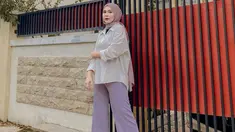 Penampilan Kesha Ratuliu memang sering kali terlihat cukup simpel. Bahkan, gaya hijab yang dikenakannya juga terlihat sederhana. (Liputan6.com/IG/@kesharatuliu05)