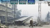 Derita Aleppo Setelah Dibom, 1,75 Juta Warga Hidup Tanpa Air (Reuters)