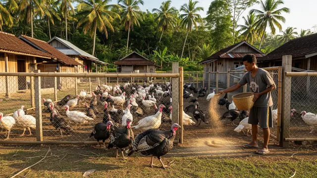 Ide Memelihara Ayam Kalkun Skala Rumahan