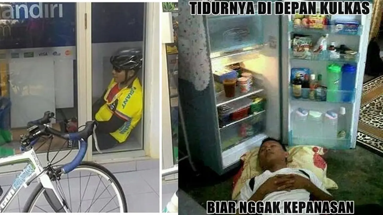 8 Ide Kocak Orang Indonesia Berusaha 'Ngadem' Bikin Kita Nyengir