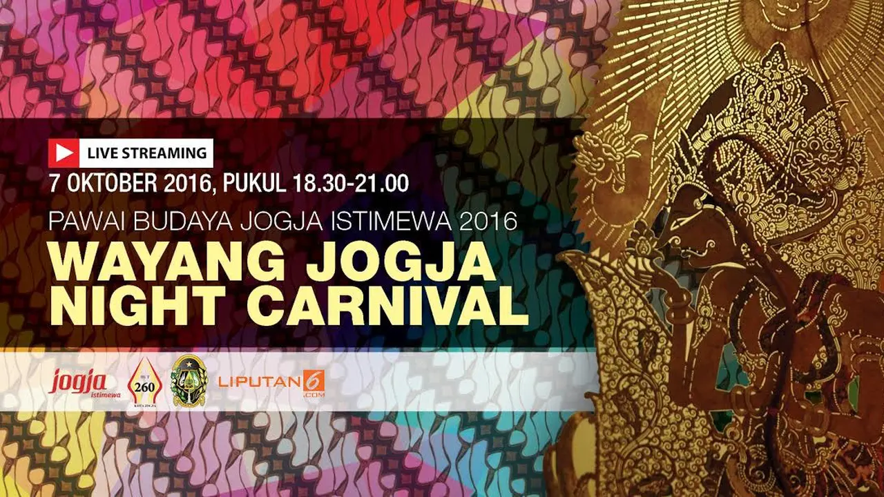 Livestreaming Karnaval Jogja