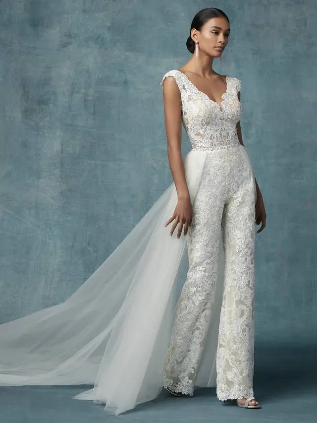 Bridal jumpsuits/Pinterest