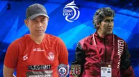 BRI Liga 1- Duel Pelatih - Arema FC Vs Bali United - Joko Susilo Vs Stefano Cugurra Teco (Bola.com/Adreanus Titus)