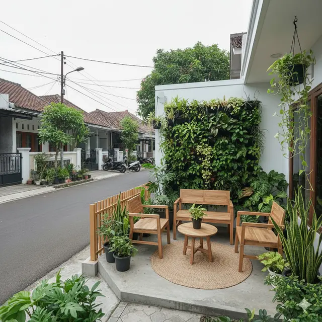 Desain Teras Rumah Hook Estetik
