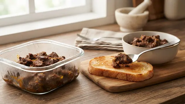 Resep Toast Rendang