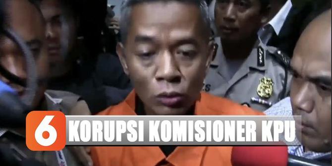 Penampakan Wahyu Setiawan Kenakan Jaket Oranye KPK