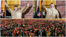 Puluhan ribu orang berkumpul di depan balai kota Oslo saat menyambut para pemain dan staf pelatih Norwegia. Mereka merayakan keberhasilan Norwegia lolos ke Piala Dunia 2026 sekaligus mengakhiri penantian selama 28 tahun.