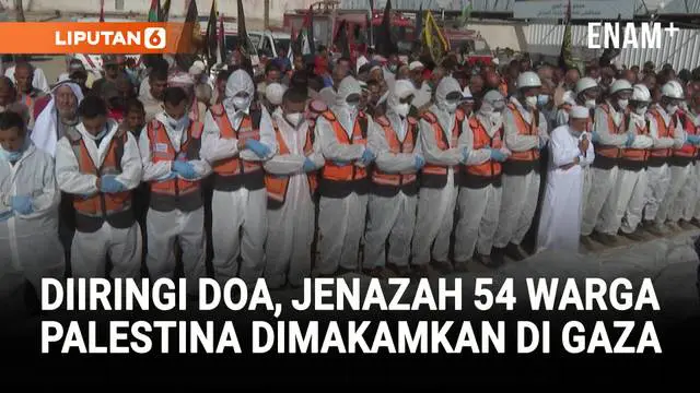 Jenazah 54 Warga Palestina Dimakamkan di Gaza Setelah Dikembalikan Israel