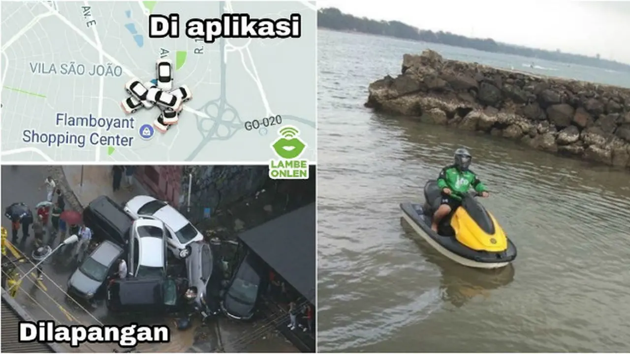 Seringkali, peta yang menunjukkan lokasi pengemudi mengalami kesalahan yang mengejutkan pengguna.