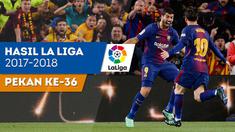 Berita video hasil La Liga 2017-2018 pekan ke-36. Barcelona ditahan Real Madrid 2-2 di Camp Nou, Barcelona.