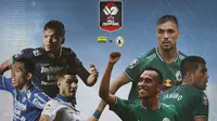 Piala Menpora - Persib Bandung Vs PS Sleman - Duel Antar Lini (Bola.com/Adreanus Titus)