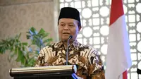 Wakil Ketua MPR Hidayat Nur Wahid (HNW) Saat Membuka Sosialisasi Empat Pilar MPR RI di Makassar, Sulawesi Selatan, Minggu (15/9/2019). (Foto: Humas MPR RI)