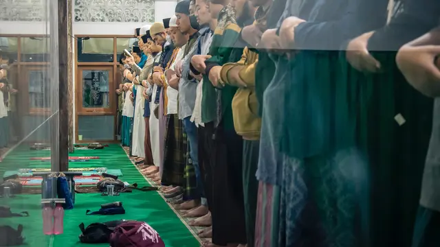 Ilustrasi salat, ibadah, muslim, Islam