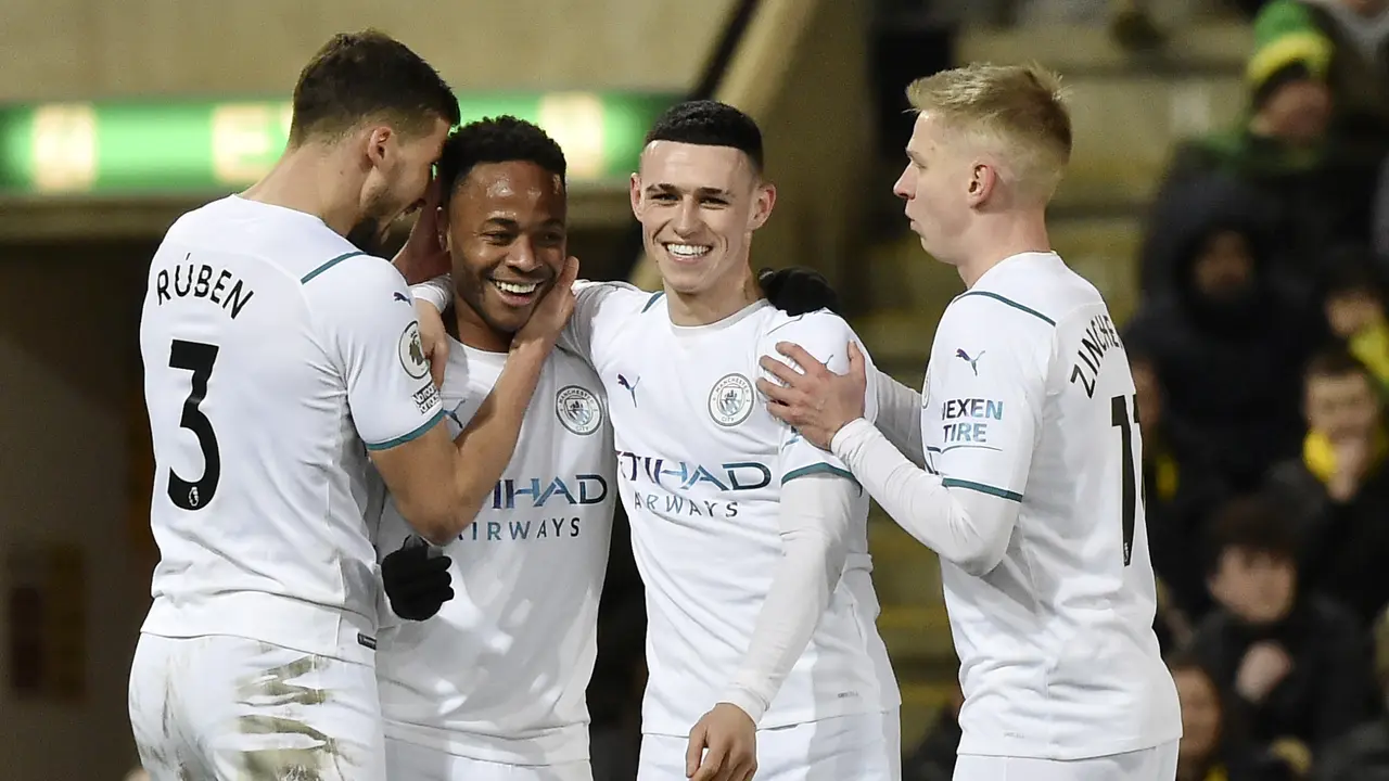 Foto: MU Gagal Menang, Manchester City Pesta Gol di Liga Inggris