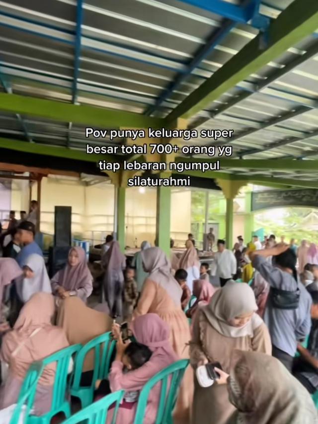 Viral Lebaran Keluarga Super Besar