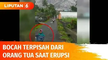 Dalam sebuah video amatir tepat detik-detik letusan Gunung Semeru, nampak seorang bocah perempuan menggunakan kerudung hijau berlarian seorang diri, tanpa kedua orang tua maupun pendamping. Begini keadaannya sekarang.