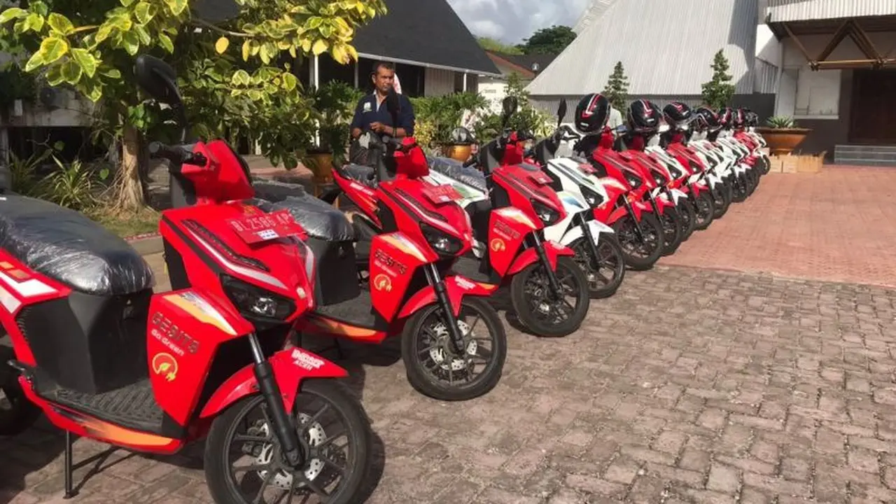 Sepeda motor listrik Gesits yang dibeli pemerintah provinsi Aceh. (Dok. Gesits)