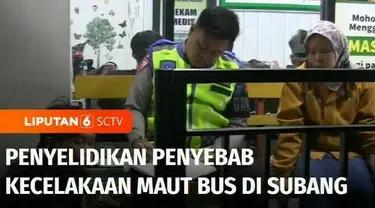 Penyebab pasti kecelakaan maut, bus terguling di jalan raya Ciater, Subang, Jawa Barat, masih dalam penyelidikan polisi. Meski demikian, sejumlah korban yang selamat dalam kecelakaan ini menyebut, sebelum bus celaka, rombongan sempat berhenti di waru...