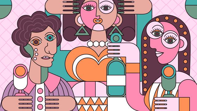 Ilustrasi aliran kubisme