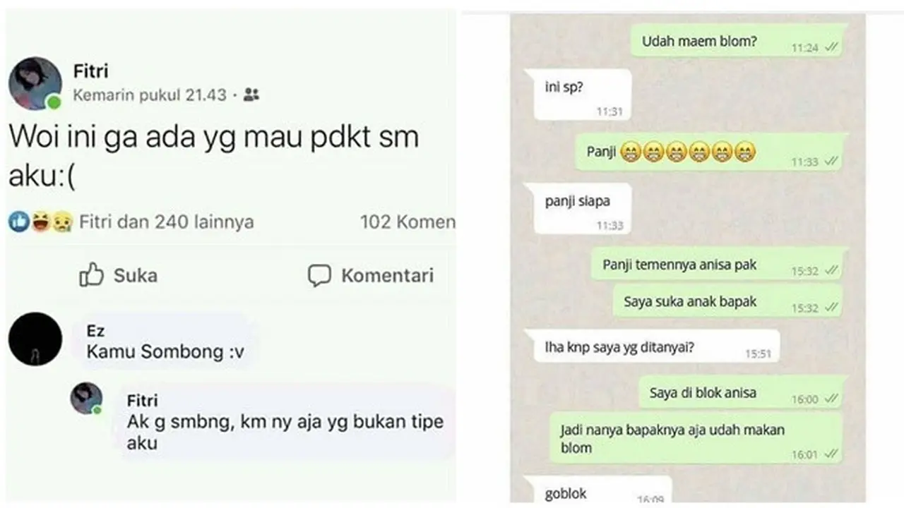 Obrolan Lucu Saat Ditolak Pasangan Ini Bikin Ketawa Miris