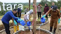 Dimulainya pembangunan Taman Buah Puspantara di Suko Mulyo, IKN pada Senin (8/7/2024).